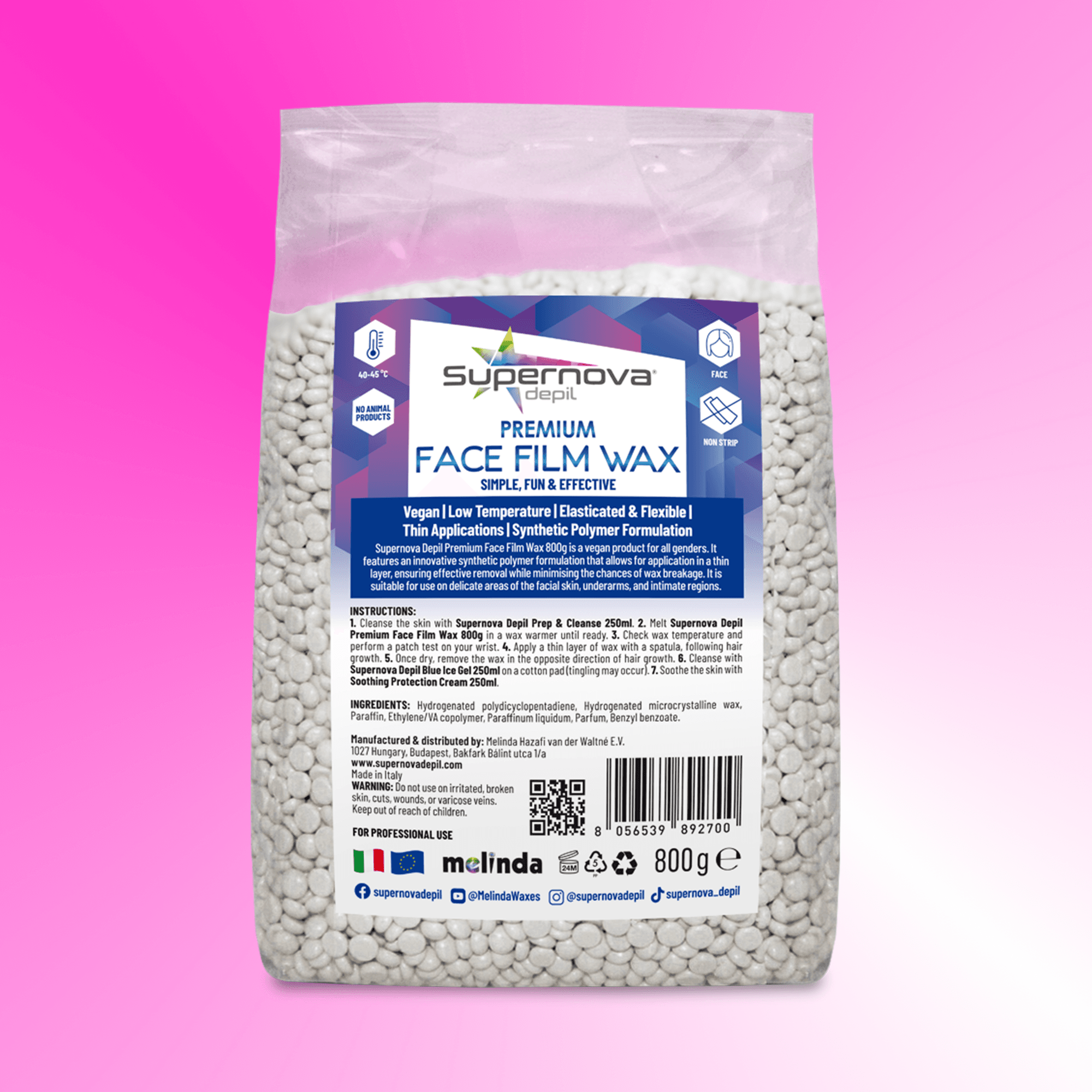 Supernova Depil® Premium Face Film WAX
