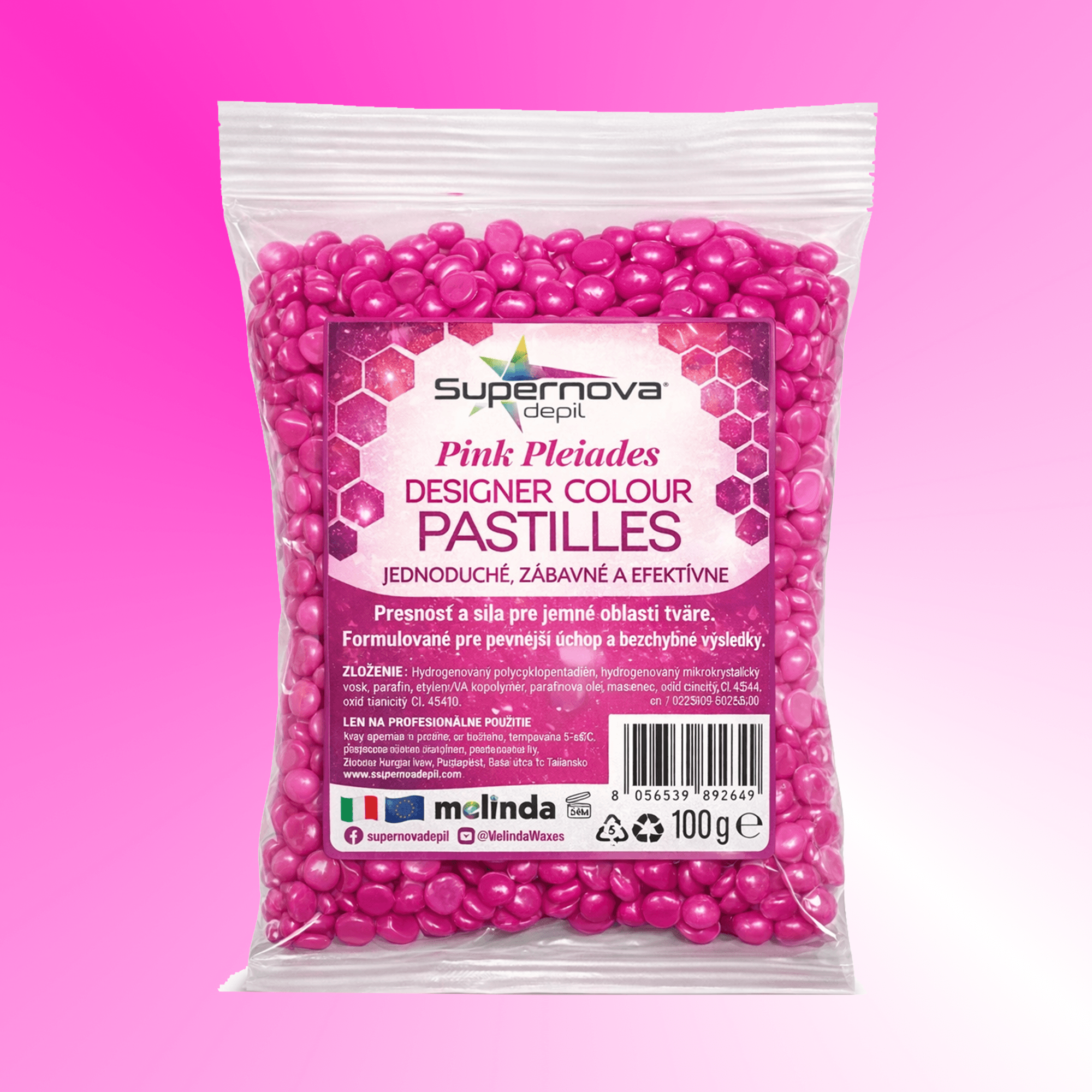 Supernova Depil® Pink Pleiades Farebné pastilky