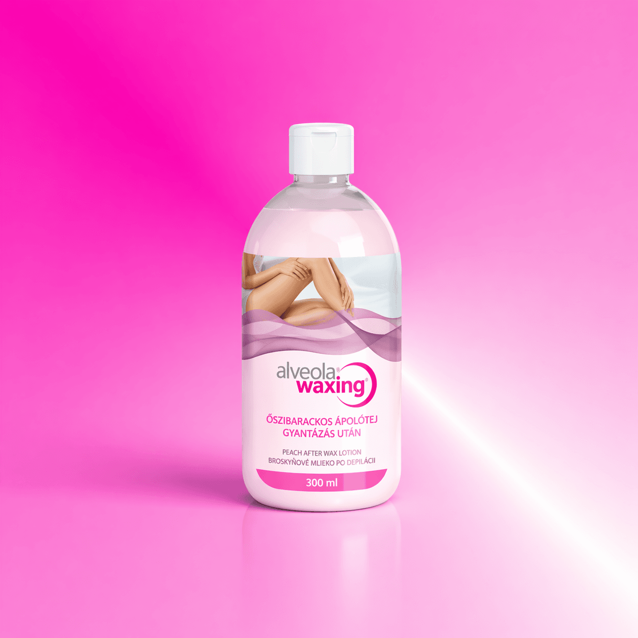 Alveola Waxing broskyňový olej po depilácii 300 ml